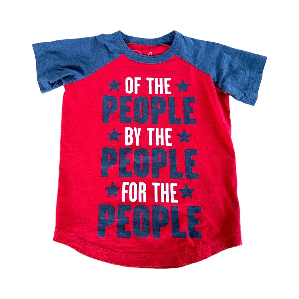 Peek Honest Abe Raglan Tee | 6/7Y